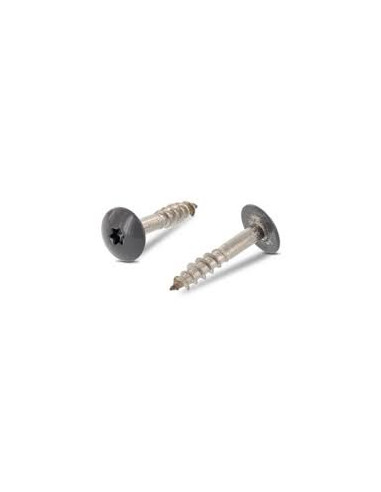 Parafusos rosca com cabeça de tremoço TORX T20 5,5 x 35 diâmetro da cabeça 12.3 Aço inoxidável A2 RAL7012 cinza