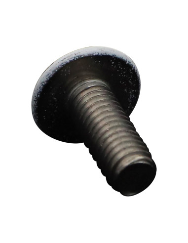 Parafuso de metais cabeça de cogumelo Pozi M6X16 Aço inoxidável A2 lacado a branco RAL9016 branco de sinalização