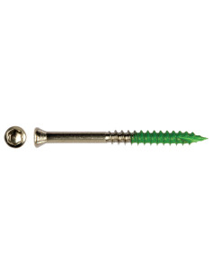 Parafuso de terraço pico cut cabeça fresada TORX T25 5,5 x 60 roscado sobre 32 Aço inoxidável A4 antifricção