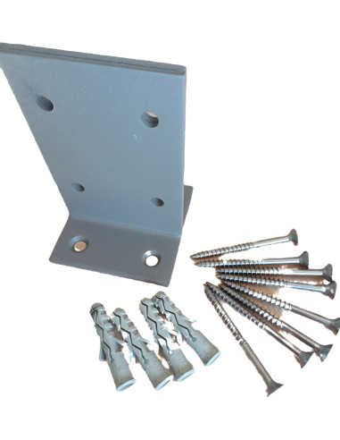 KIT placa PERNA de FORÇA Cinzento - Parafuso Express