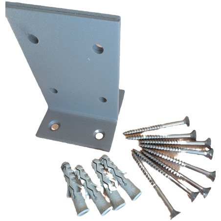 KIT placa PERNA de FORÇA Cinzento - Parafuso Express