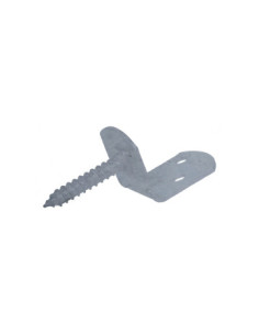 Suporte em forma de L para painel trançado com parafuso 30X2 forte resistência à corrosão Aço galvanizado a