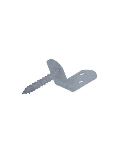 Suporte em forma de L para painel trançado com parafuso 30X2 forte resistência à corrosão Aço galvanizado a