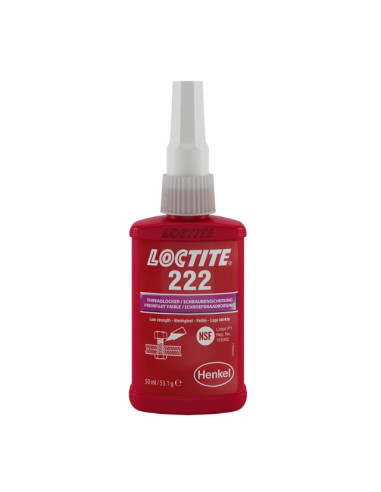 Freio roscado baixa resistência 50 ml LOCTITE 222