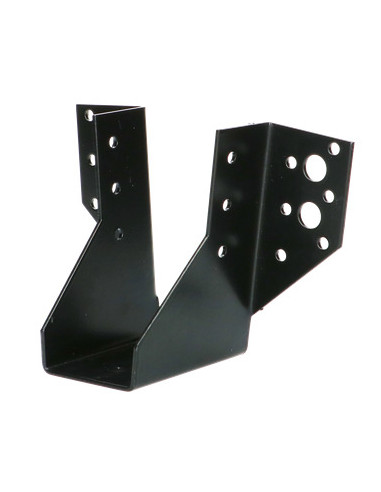 Suporte para vigas em forma de U con Asas exterior 46X102 Aço zinco preto