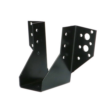 Suporte para vigas em forma de U con Asas exterior 46X102 Aço zinco preto
