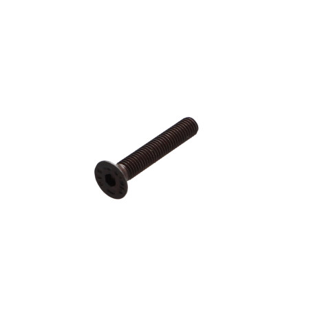 Parafuso de metais cabeça fresada hexagonal oca FHC chave de 4 M6X45 rosca total classe 10.9 Aço bruto