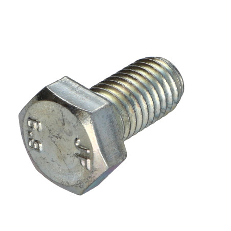 Parafuso de metais cabeça hexagonal M8X20 Classe 6.8 Aço zinco branco