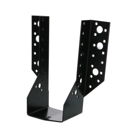 Suporte para vigas em forma de U con Asas exterior 75X182 Aço zinco preto