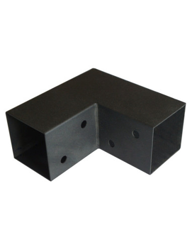 Placa de montagem EXPRESSAR em L Aço zinco preto 72 x 165 x 163,5
