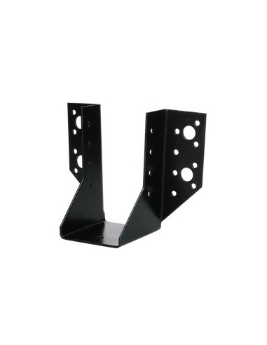 Suporte para vigas em forma de U con Asas exterior 63X158 Aço zinco preto