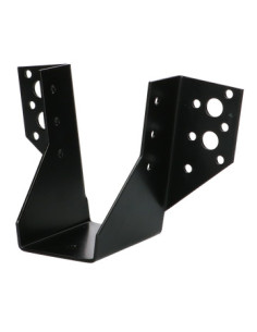 Suporte para vigas em forma de U con Asas exterior 50X100 Aço zinco preto