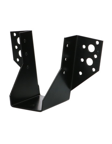 Suporte para vigas em forma de U con Asas exterior 50X100 Aço zinco preto
