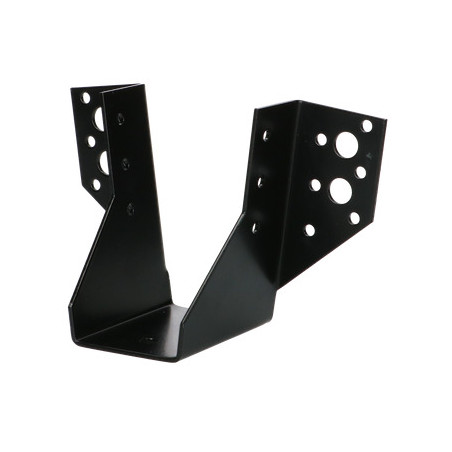 Suporte para vigas em forma de U con Asas exterior 50X100 Aço zinco preto