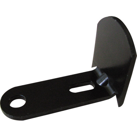 Placa de cierre angular larga y ajustable para persiana espagnolette 35 mm Preto