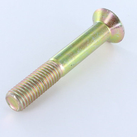 Parafuso de metais cabeça fresada hexagonal oca FHC M5X25 roscado sobre 16 classe 10.9 chave de 3 Dicromato