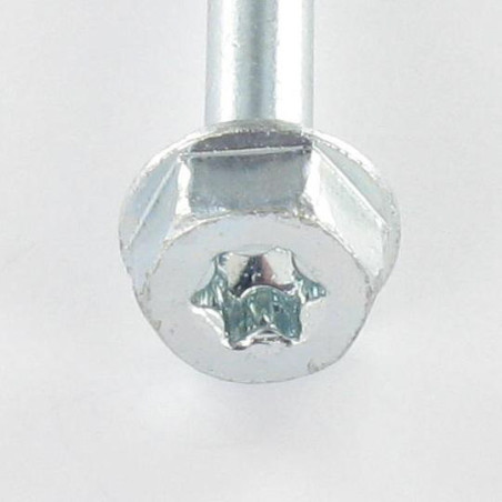 Parafuso de moldura TEKOR cabeça hexagonal cut ponto antifenda tipo 17 8X120 roscado sobre 50 TORX T40 Zinco cr3 96