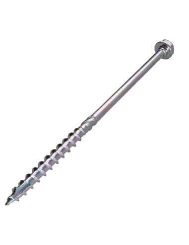 Parafuso de moldura TEKOR cabeça hexagonal cut ponto antifenda tipo 17 12X300 roscado sobre 80 TORX T50 Zinco cr3 96