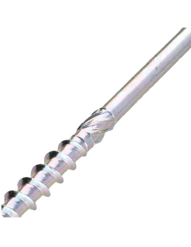 Parafuso de moldura TEKOR cabeça hexagonal cut ponto antifenda tipo 17 12X300 roscado sobre 80 TORX T50 Zinco cr3 96