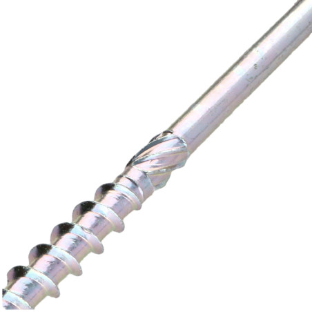Parafuso de moldura TEKOR cabeça hexagonal cut ponto antifenda tipo 17 12X300 roscado sobre 80 TORX T50 Zinco cr3 96