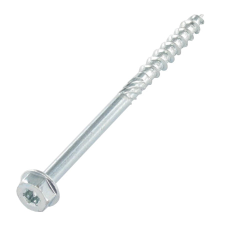Parafuso de moldura TEKOR cabeça hexagonal cut ponto antifenda tipo 17 8X140 roscado sobre 80 TORX T40 Zinco cr3 96