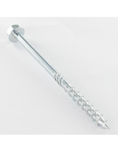 Parafuso de moldura TEKOR cabeça hexagonal cut ponto antifenda tipo 17 8X140 roscado sobre 80 TORX T40 Zinco cr3 96