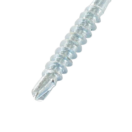 Parafuso de madeira aglomerado médio cabeça fresada dentado TORX T20 4X35 roscado sobre 24 Aço zinco branco RAL9010