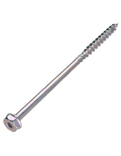 Parafuso de moldura TEKOR cabeça hexagonal cut ponto antifenda tipo 17 8X300 roscado sobre 80 TORX T40 Zinco cr3 96
