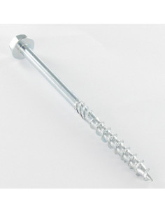 Parafuso de moldura TEKOR cabeça hexagonal cut ponto antifenda tipo 17 8X80 TORX T40 Zinco cr3 96 horas de nevoeiro 2