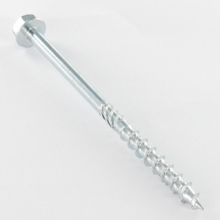 Parafuso de moldura TEKOR cabeça hexagonal cut ponto antifenda tipo 17 8X80 TORX T40 Zinco cr3 96 horas de nevoeiro