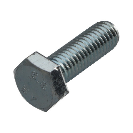 Parafuso de metais cabeça hexagonal M10X40 Classe 6.8 Aço zinco branco