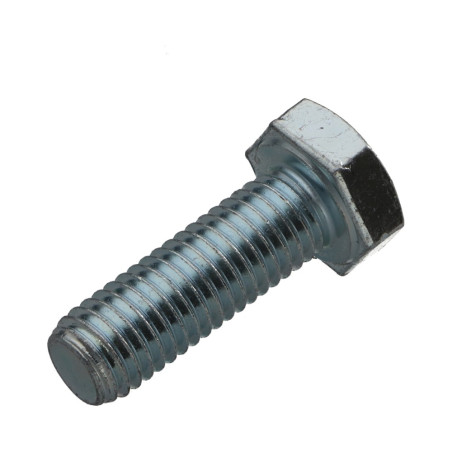Parafuso de metais cabeça hexagonal M10X40 Classe 6.8 Aço zinco branco