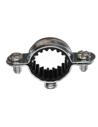 Colar de fixação simples à prova de som M7X150 diâmetro 40 Aço zinco branco