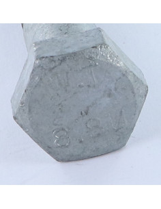 Corpo de parafuso cabeça hexagonal M16X70 Classe 8.8 forte resistência à corrosão Aço galvanizado a quente ISO 2