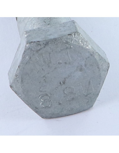 Corpo de parafuso cabeça hexagonal M16X70 Classe 8.8 forte resistência à corrosão Aço galvanizado a quente ISO