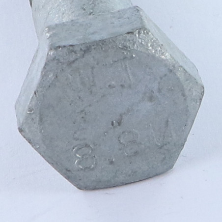 Corpo de parafuso cabeça hexagonal M16X70 Classe 8.8 forte resistência à corrosão Aço galvanizado a quente ISO