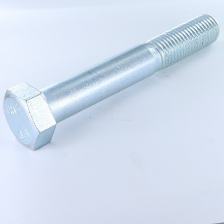 Corpo de parafuso cabeça hexagonal M20X300 Classe 8.8 Aço zinco branco