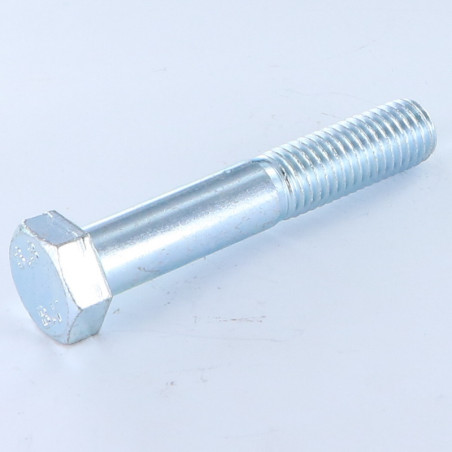 Corpo de parafuso cabeça hexagonal M12X75 Classe 8.8 Aço zinco branco