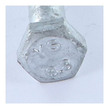 Corpo de parafuso cabeça hexagonal M16X180 Classe 8.8 forte resistência à corrosão Aço galvanizado a quente