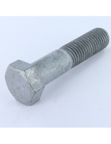Corpo de parafuso cabeça hexagonal M12X100 Classe 8.8 forte resistência à corrosão Aço galvanizado a quente