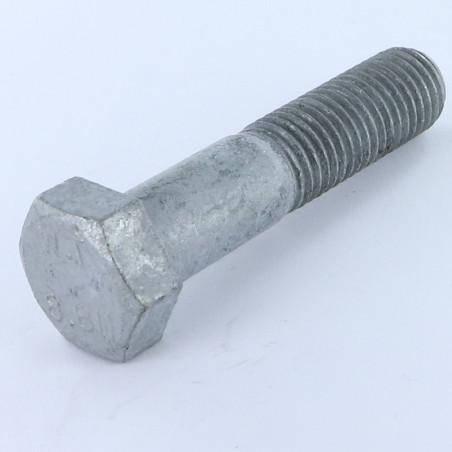 Corpo de parafuso cabeça hexagonal M12X100 Classe 8.8 forte resistência à corrosão Aço galvanizado a quente