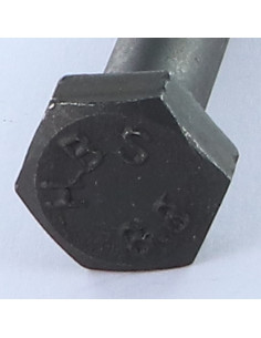 Corpo de parafuso cabeça hexagonal M10X50 roscado sobre 15 Classe 8.8 Aço bruto 2