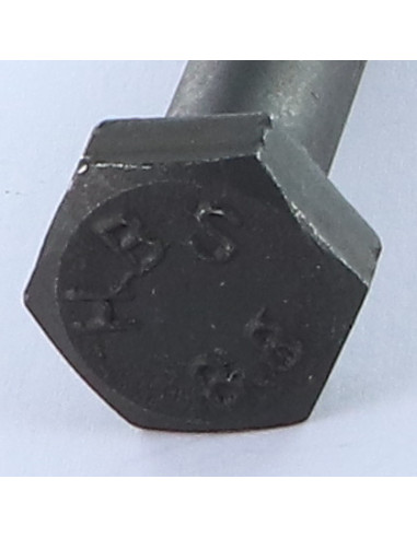 Corpo de parafuso cabeça hexagonal M10X50 roscado sobre 15 Classe 8.8 Aço bruto