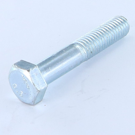 Corpo de parafuso cabeça hexagonal M6X45 Classe 8.8 Aço zinco branco