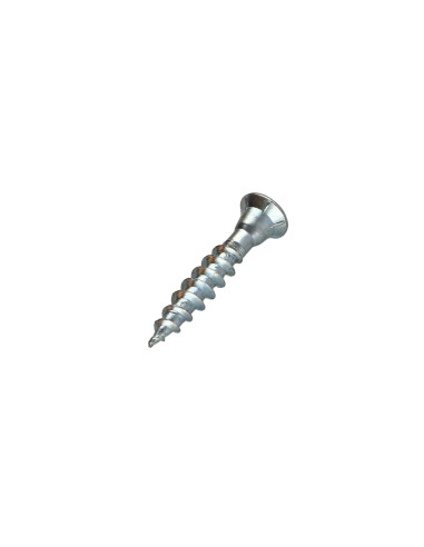 Parafuso de madeira aglomerado VBA3 CACHTOR 6X38 Aço zinco branco