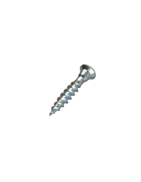 Parafuso de madeira aglomerado VBA3 CACHTOR 6X38 Aço zinco branco