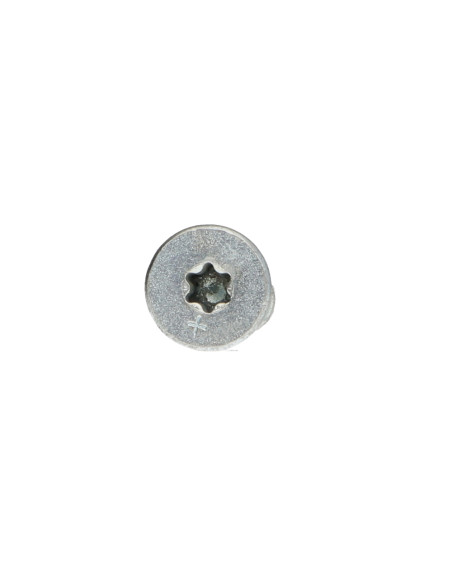 Parafuso de madeira aglomerado VBA3 CACHTOR 6X38 Aço zinco branco