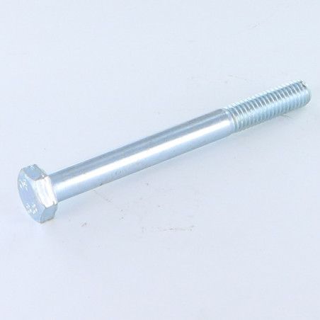 Corpo de parafuso cabeça hexagonal M8X80 Classe 8.8 Aço zinco branco
