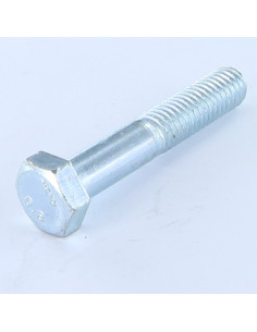 Corpo de parafuso cabeça hexagonal M8X45 Classe 8.8 Aço zinco branco