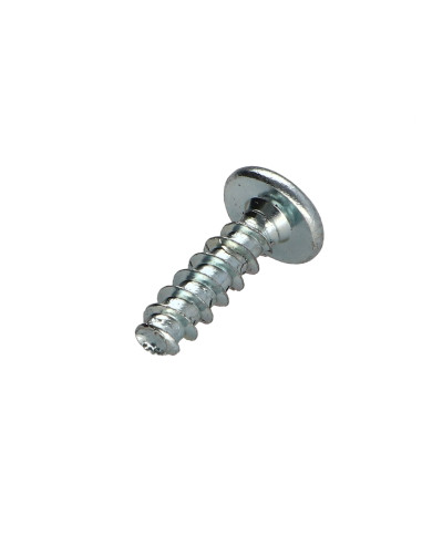 Parafuso Euro cabeça de cogumelo Pozi PZ6 6,3X28 Aço zinco branco con